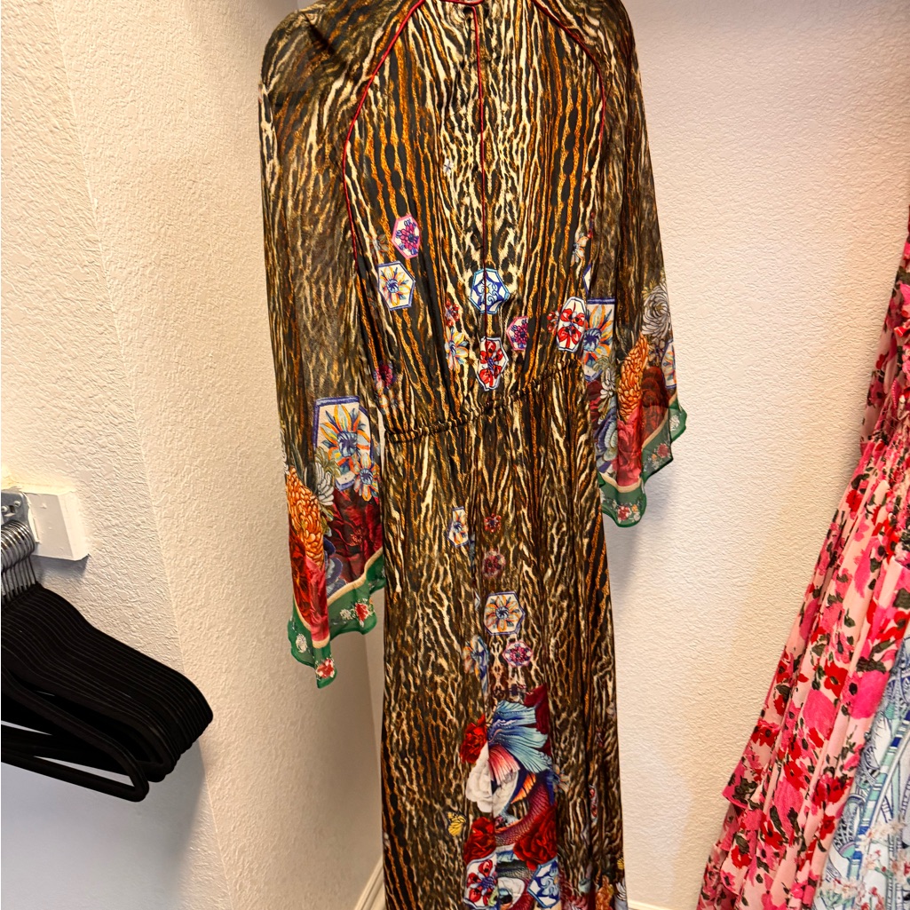 Elegant Multicolor Maxi Dress